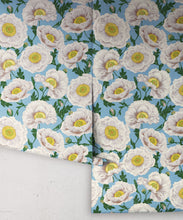 Load image into Gallery viewer, Magic Garden Collection by Kingdom Home - Papaver Wallpaper - Colourway: Pale Horizon - Roll