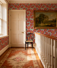 Load image into Gallery viewer, Magic Garden Collection by Kingdom Home - Papaver Wallpaper - Colourway: Vermilion Grove - Insitu