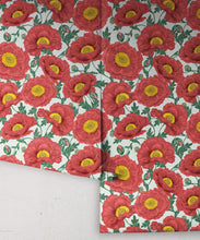 Load image into Gallery viewer, Magic Garden Collection by Kingdom Home - Papaver Wallpaper - Colourway: Vermilion Grove - Roll