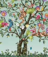 Load image into Gallery viewer, Magic Garden Collection by Kingdom Home - Garden of Sins Mural - Colourway: Absinthe Bloom - Swatch