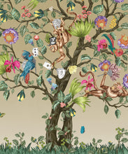 Load image into Gallery viewer, Magic Garden Collection by Kingdom Home - Garden of Sins Mural - Colourway: Golden Hour - Swatch