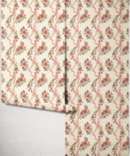 Load image into Gallery viewer, Colette Wallpaper - Colourway: Tea Rose - Roll
