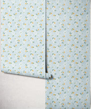 Load image into Gallery viewer, Dana Wallpaper - Colourway: Swedish Blue - Roll