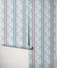 Load image into Gallery viewer, Elise Wallpaper - Colourway: Swedish Blue - Roll