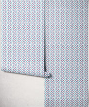 Load image into Gallery viewer, Jacqueline Wallpaper - Colourway: Blue - Roll