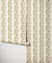 Load image into Gallery viewer, Maya Rose Wallpaper - Colourway: Cream - Roll
