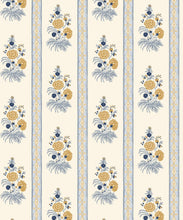 Load image into Gallery viewer, Salomone Wallpaper - Colourway: Blue &amp; Gold - Swatch
