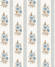 Load image into Gallery viewer, Salomone Wallpaper - Colourway: Swedish Blue - Swatch