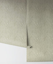 Load image into Gallery viewer, Brush Wallpaper • Floral Wallpaper • Sage • Rolls