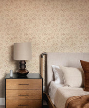 Load image into Gallery viewer, Dainty Wallpaper • Floral Wallpaper • Linen • Insitu
