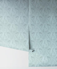 Load image into Gallery viewer, Deep Sea Wallpaper • Floral Wallpaper • Egg Shell • Rolls