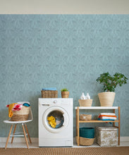 Load image into Gallery viewer, Deep Sea Wallpaper • Floral Wallpaper • Egg Shell • Insitu