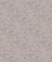 Load image into Gallery viewer, Fox Wallpaper • Animal Wallpaper • Muave • Swatch