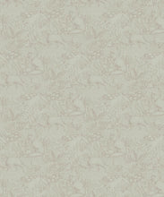 Load image into Gallery viewer, Fox Wallpaper • Animal Wallpaper • Pewter • Swatch