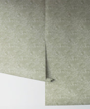 Load image into Gallery viewer, Fox Wallpaper • Animal Wallpaper • Sage • Rolls