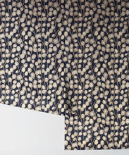 Load image into Gallery viewer, Lunaria Wallpaper • Floral Wallpaper • Blue • Rolls