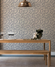 Load image into Gallery viewer, Lunaria Wallpaper • Floral Wallpaper • Linen • Insitu