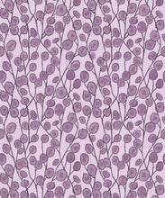 Load image into Gallery viewer, Lunaria Wallpaper • Floral Wallpaper • Violet • Swatch