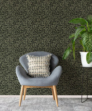 Load image into Gallery viewer, Petals Wallpaper • Floral Wallpaper • Evergreen • Insitu