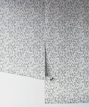Load image into Gallery viewer, Petals Wallpaper • Floral Wallpaper • Gray • Rolls