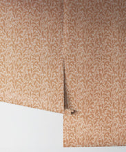 Load image into Gallery viewer, Petals Wallpaper • Floral Wallpaper • Terracotta • Rolls