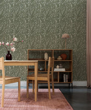 Load image into Gallery viewer, Pussy Willow Wallpaper • Floral Wallpaper • Evergreen• Insitu