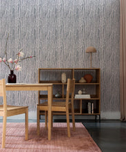 Load image into Gallery viewer, Pussy Willow Wallpaper • Floral Wallpaper • Gray • Insitu