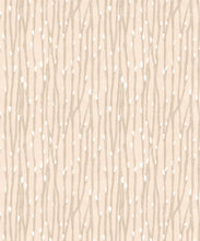 Load image into Gallery viewer, Pussy Willow Wallpaper • Floral Wallpaper • Nude • Swatch