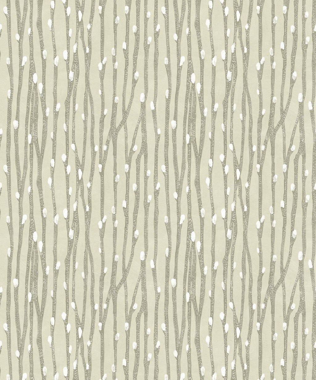 Pussy Willow Wallpaper • Floral Wallpaper • Willow • Swatch