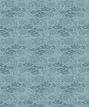 Load image into Gallery viewer, Shoal Wallpaper • Floral Wallpaper • Deep Teal • Swatch