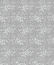 Load image into Gallery viewer, Shoal Wallpaper • Floral Wallpaper • Gray • Swatch