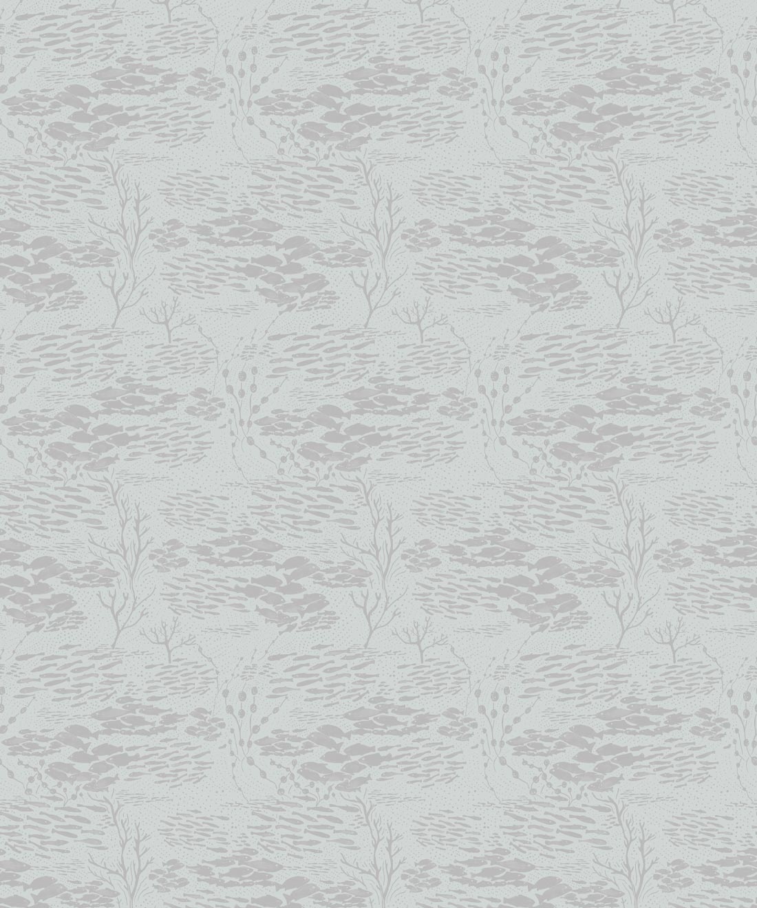 Shoal Wallpaper • Floral Wallpaper • Light Gray • Swatch