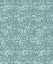 Load image into Gallery viewer, Shoal Wallpaper • Floral Wallpaper • Teal • Swatch