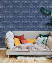 Load image into Gallery viewer, Starseed Wallpaper • Floral Wallpaper • Grey • Insitu