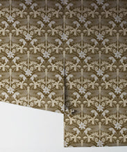 Load image into Gallery viewer, Starseed Wallpaper • Floral Wallpaper • Mocha • Rolls