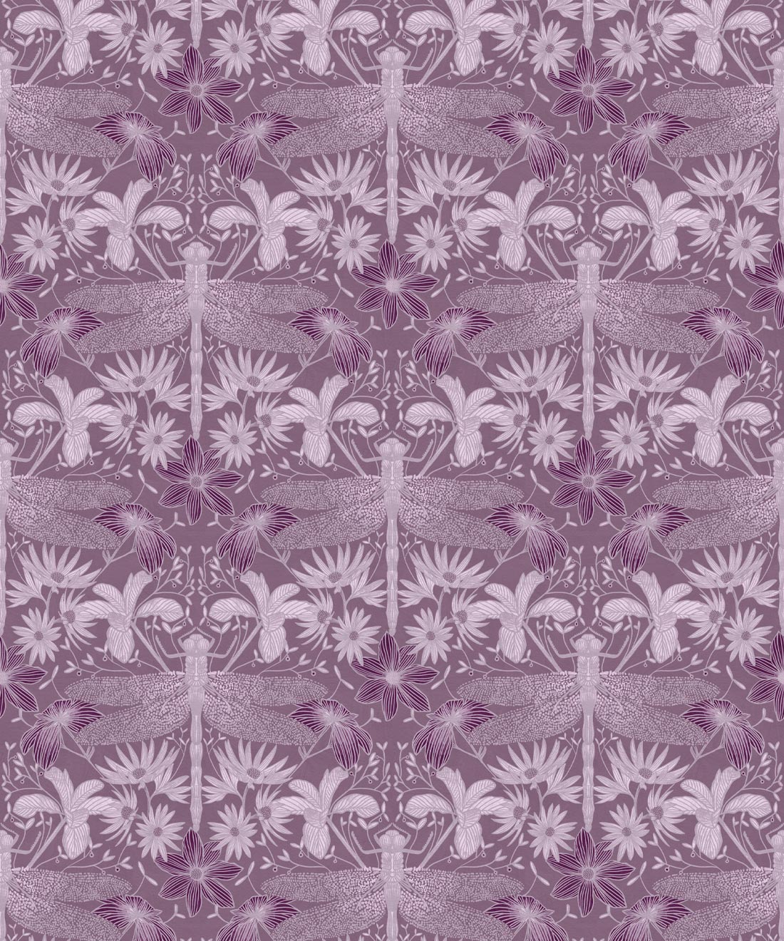 Starseed Wallpaper • Floral Wallpaper • Rose • Swatch
