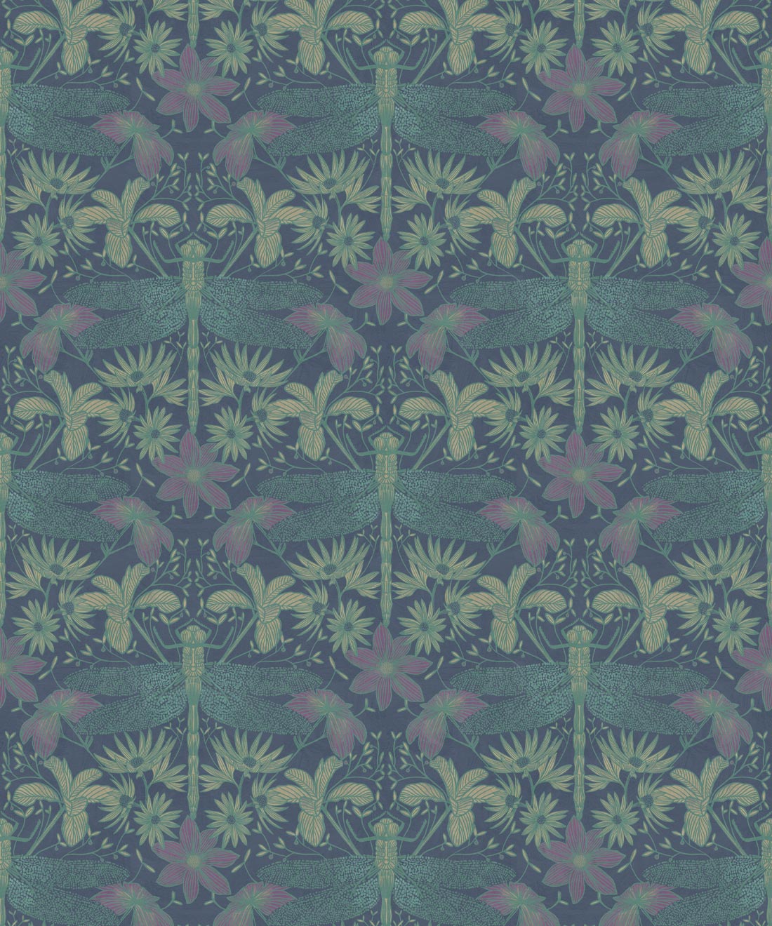 Starseed Wallpaper • Floral Wallpaper • Vintage • Swatch