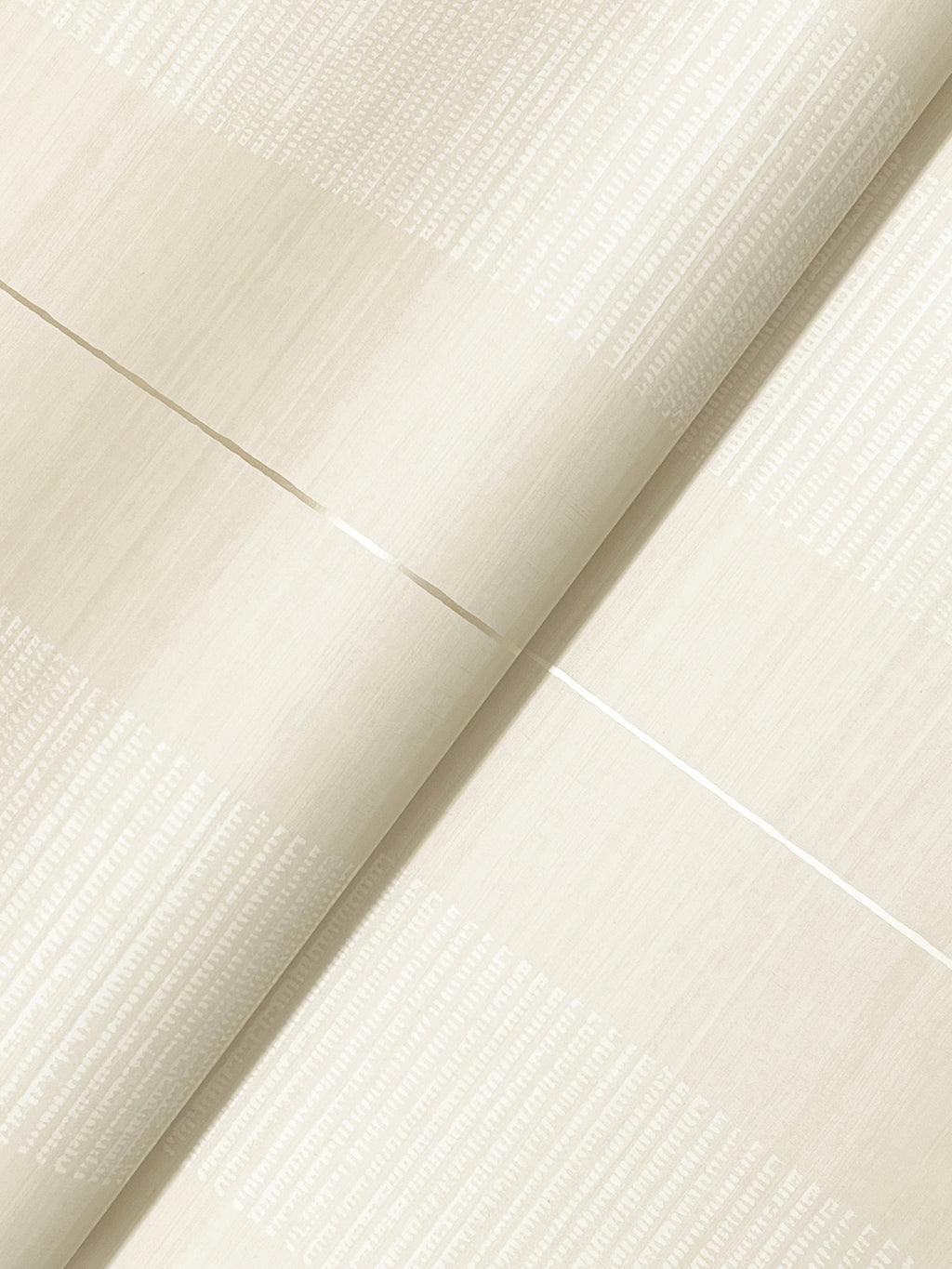Colbert Stripe Wallpaper - Ivory wallpaper pattern
