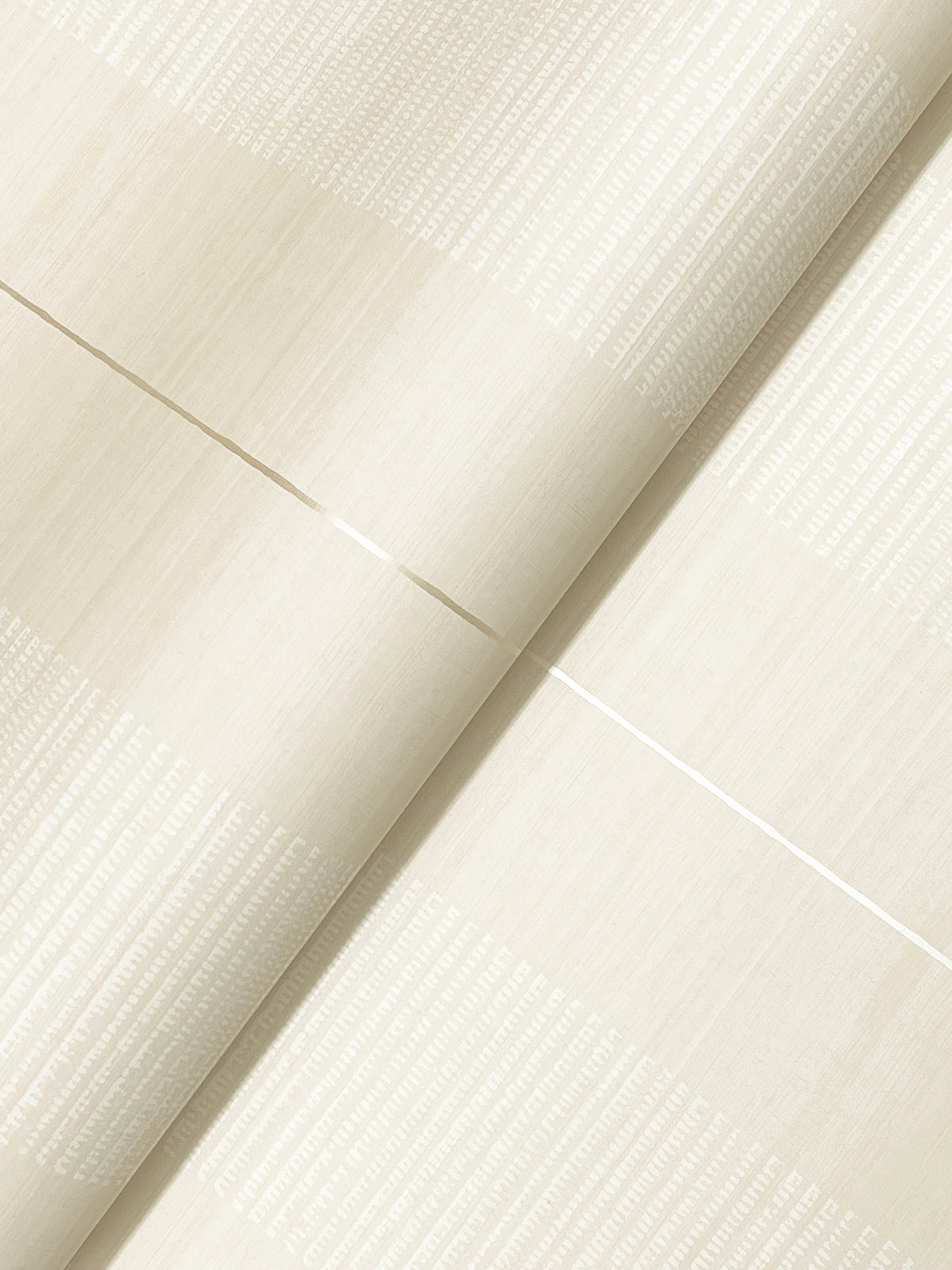 Colbert Stripe Wallpaper - Ivory wallpaper pattern