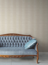 Load image into Gallery viewer, Colbert Stripe Wallpaper - Taupe room setting