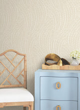 Load image into Gallery viewer, Willow Song Wallpaper - Wheat room setting