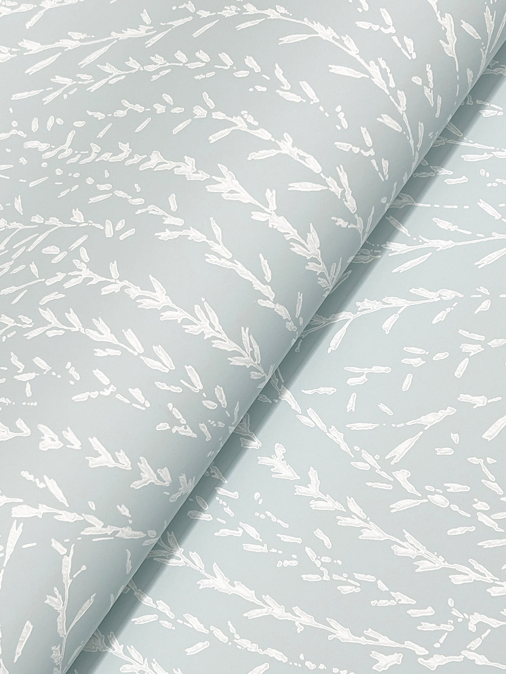 Willow Song Wallpaper - Light Blue wallpaper pattern