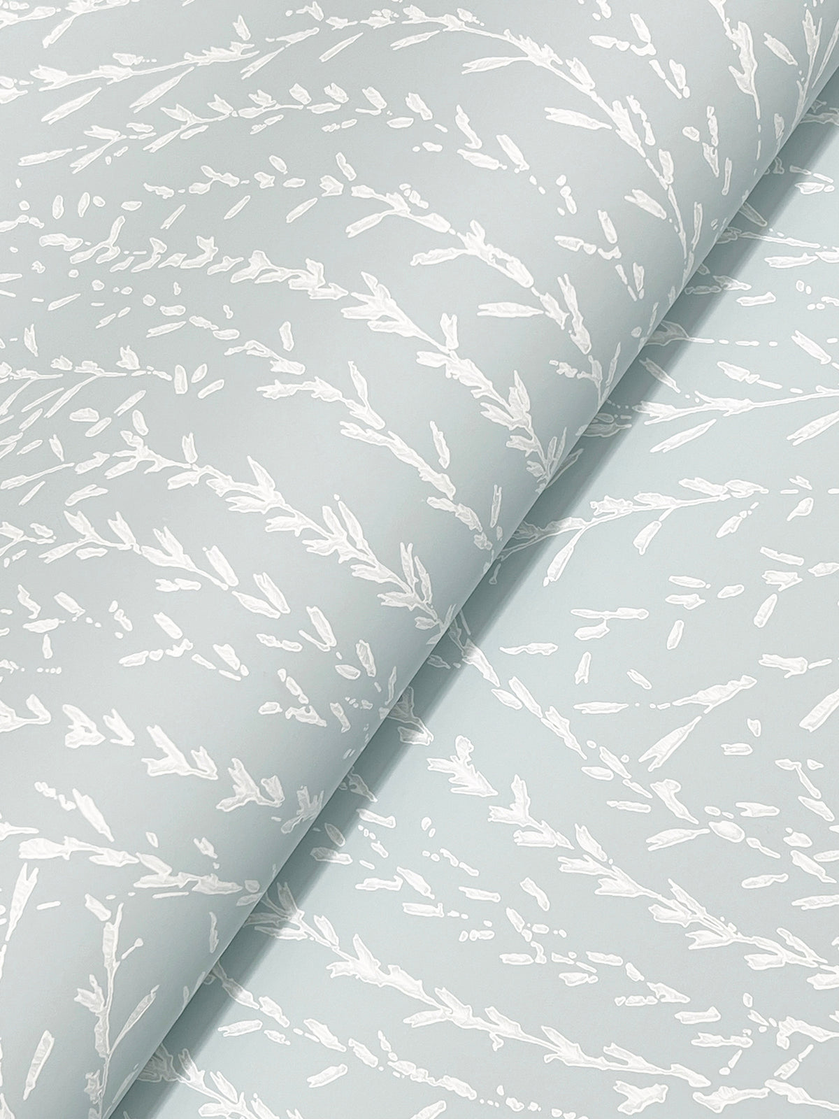 Willow Song Wallpaper - Light Blue wallpaper pattern