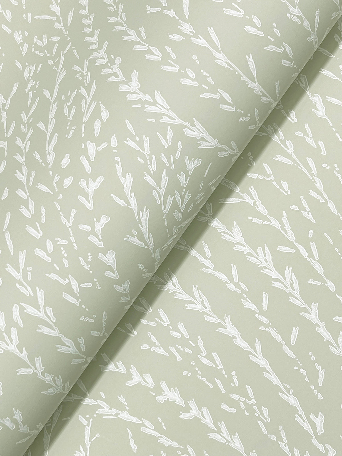 Willow Song Wallpaper - Sage wallpaper pattern