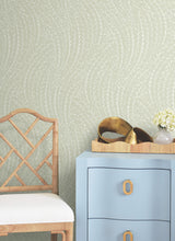 Load image into Gallery viewer, Willow Song Wallpaper - Sage room setting