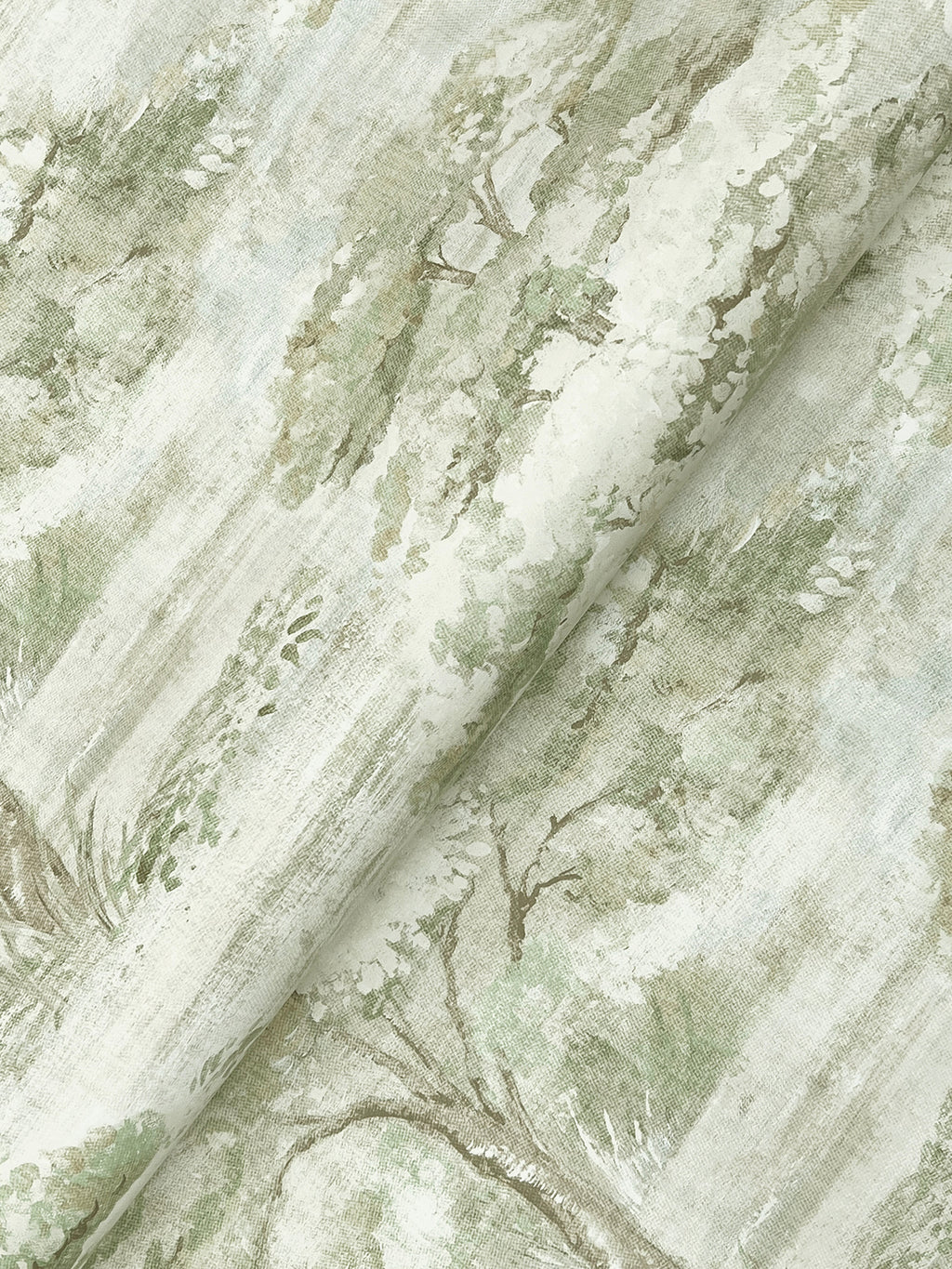 Moreno Wallpaper - Green wallpaper pattern