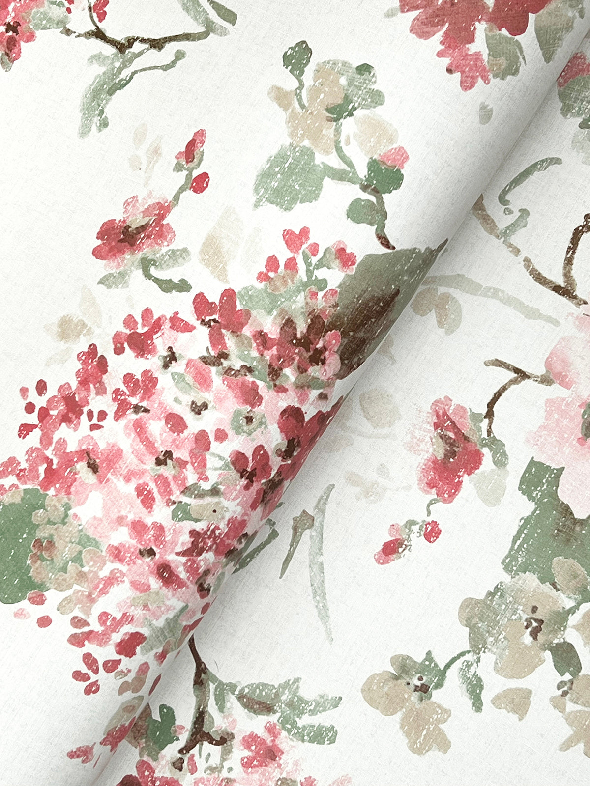 Veiled Garden Wallpaper - Pink wallpaper pattern