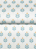 Serene Villa Wallpaper - Teal wallpaper pattern