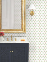 Load image into Gallery viewer, Serene Villa Wallpaper - Pink room setting