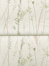 Load image into Gallery viewer, Meadow Splendor Wallpaper - Salmon wallpaper pattern